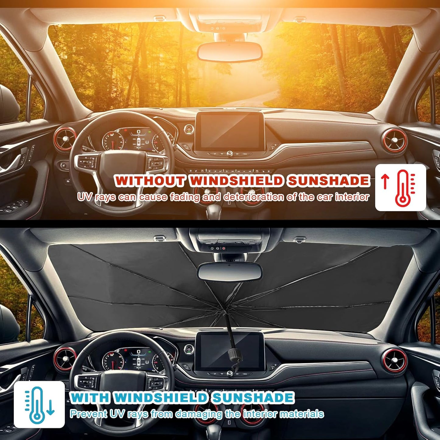 Foldable Reflector Windshields Umbrella Car Windshield Sun