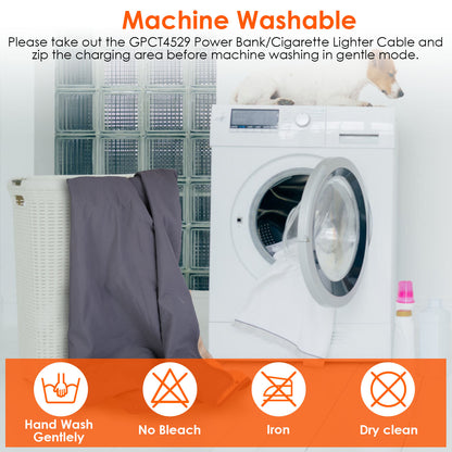 1Pc 53.5x37.8in Electric Heated Throw Full Body Heated Shawl