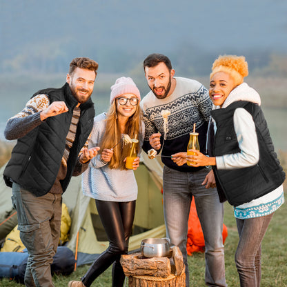 1Pc Heated Vest Electric USB Jacket Men Women Heating Coat