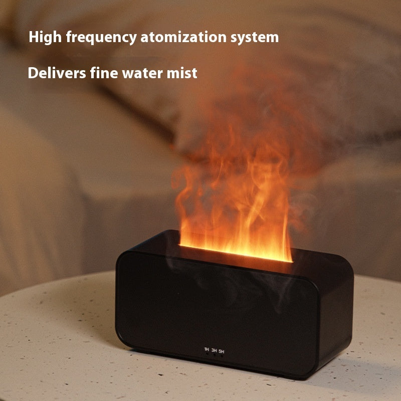 Timing Simulation Aroma Diffuser Usb Household Flame Humidifie
