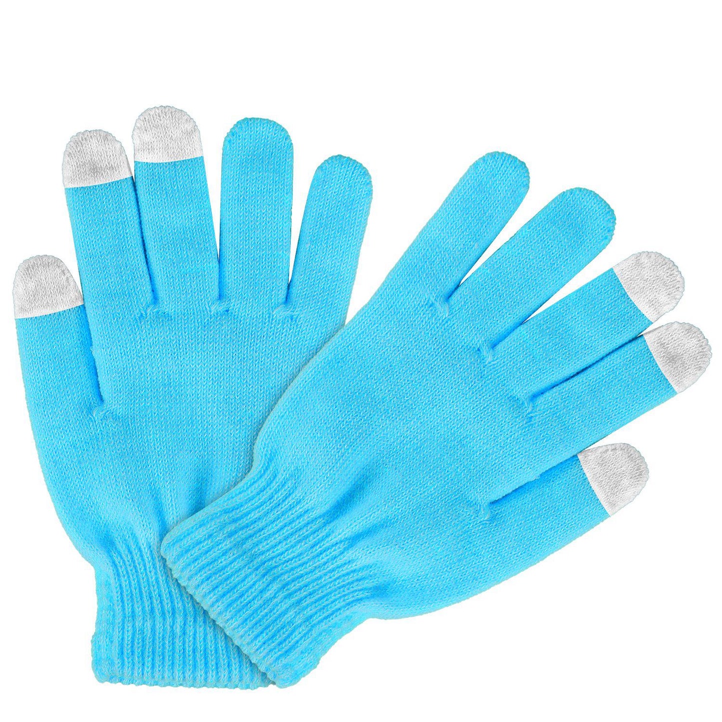 3 Color Options -- 1 Pair Unisex Winter Knit Gloves Touchscreen