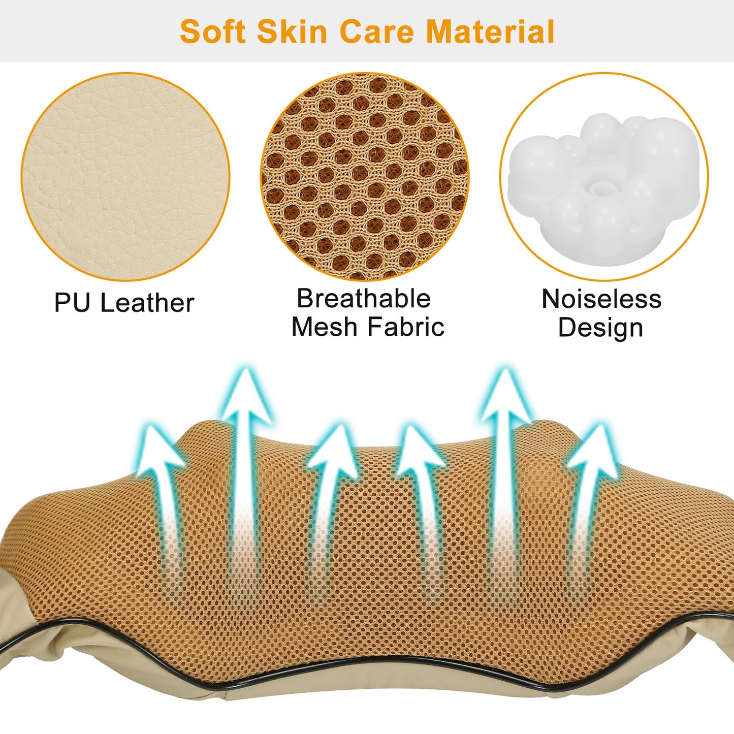 1Pc Neck Shoulder Massager Electric Back Massage Cape