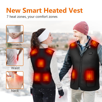 Heated Vest For Men Women Washable USB Heating Vest