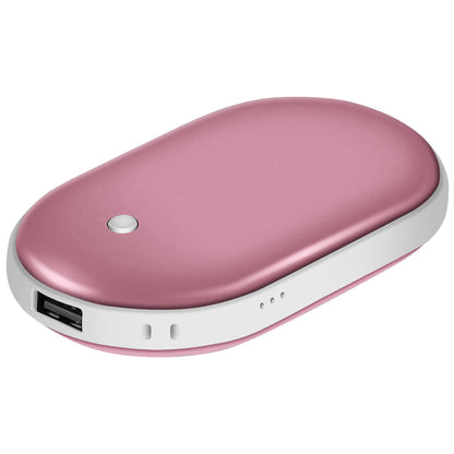 1Pc Portable Hand Warmer 5000mAh Power Bank Rechargeable