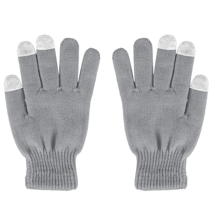 3 Color Options -- 1 Pair Unisex Winter Knit Gloves Touchscreen