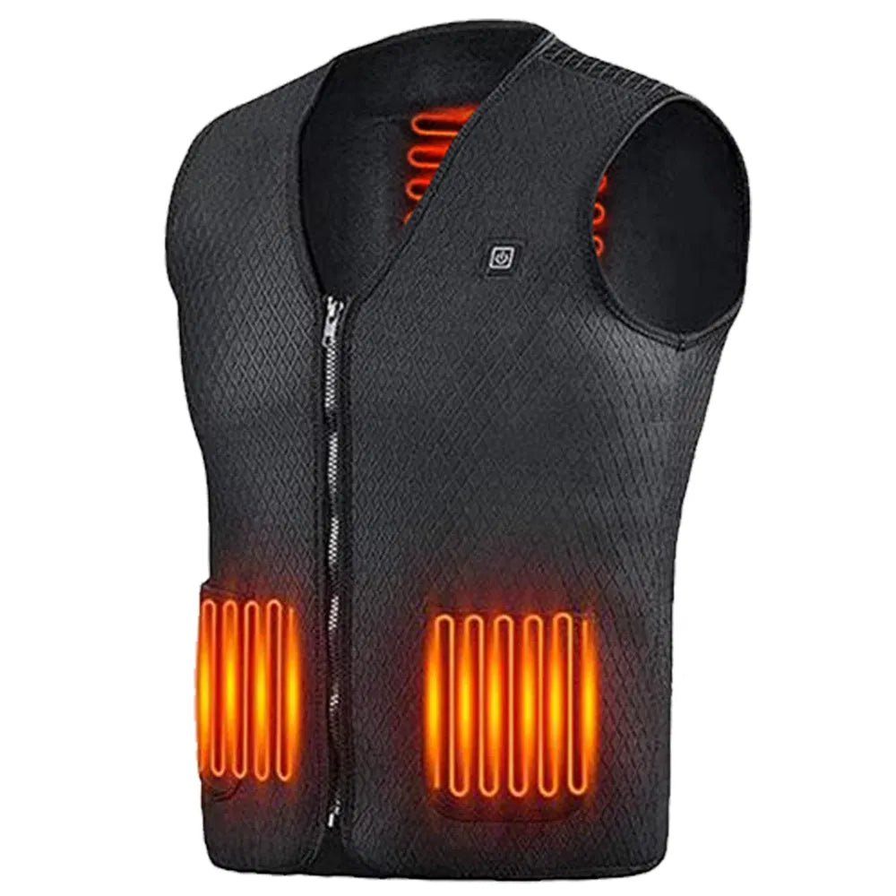 Heat Jacket Vest 3 Heating Gear Adjustable USB Heated