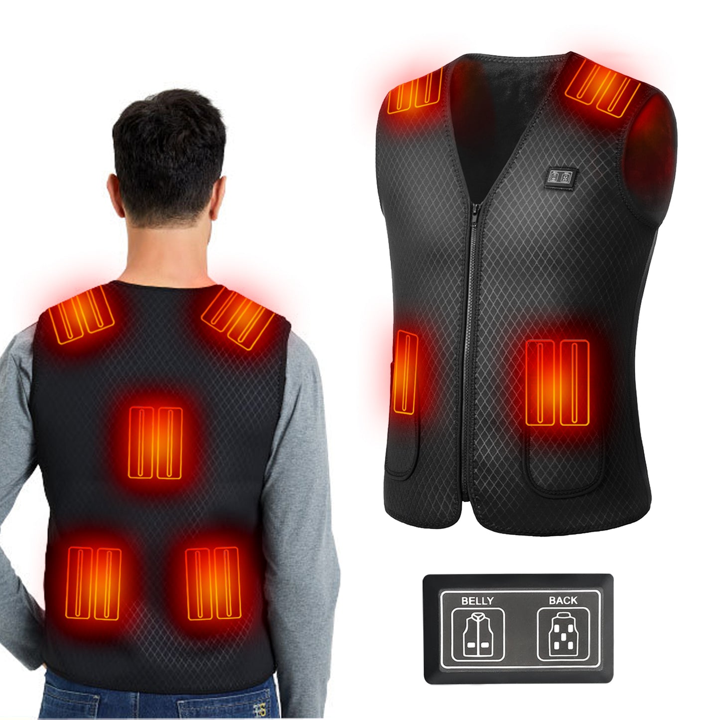 Heated Vest For Men Women Washable USB Heating Vest