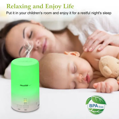 Ultrasonic Cool Mist Humidifier Mini Aroma Essential Oil Diffuser