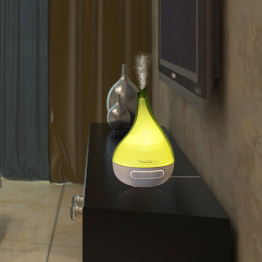 1Pc Drop Shaped Cool Mist Humidifier Ultrasonic Aroma Essential