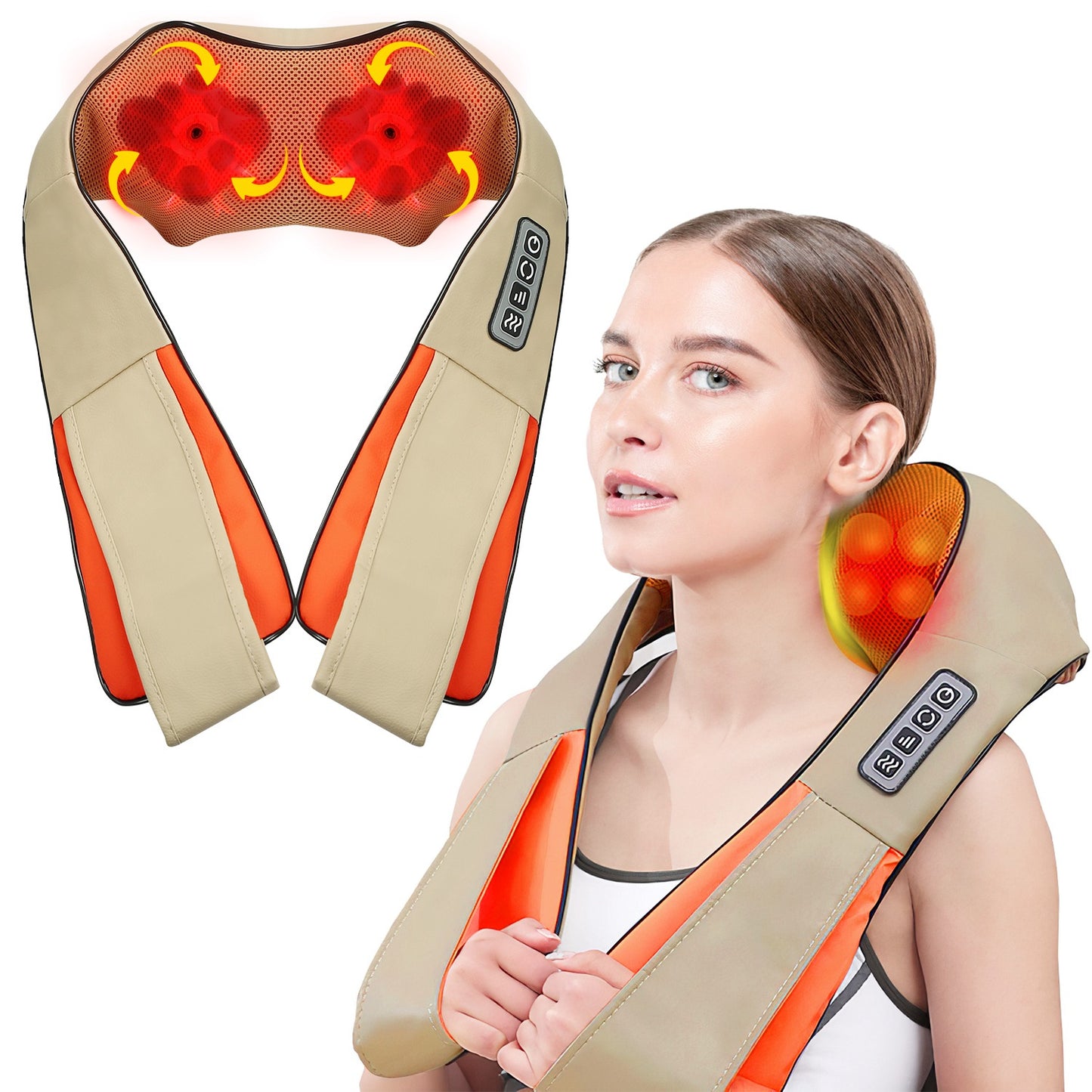 1Pc Neck Shoulder Massager Electric Back Massage Cape