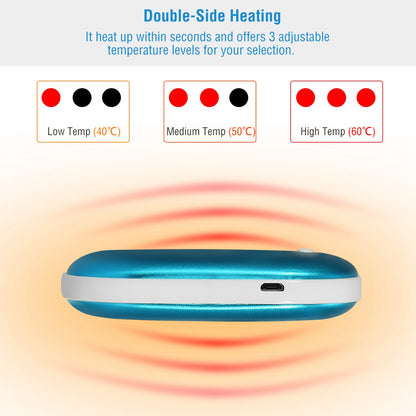 1Pc Portable Hand Warmer 5000mAh Power Bank Rechargeable