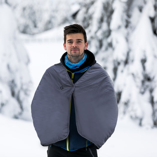 1Pc 53.5x37.8in Electric Heated Throw Full Body Heated Shawl