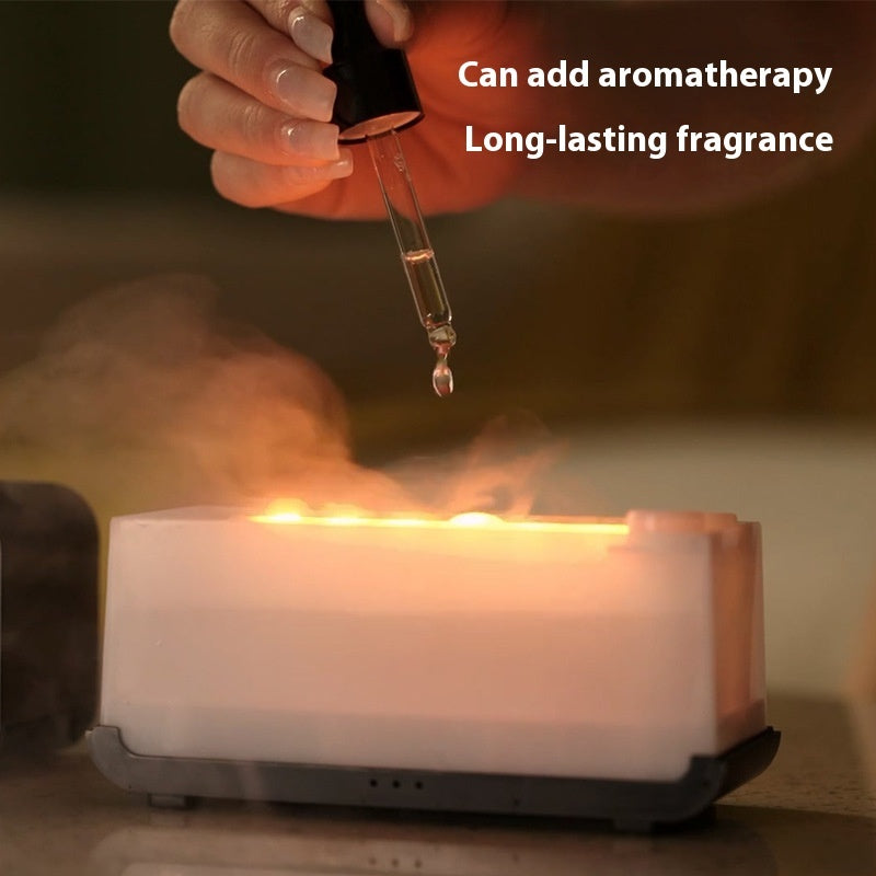 Timing Simulation Aroma Diffuser Usb Household Flame Humidifie