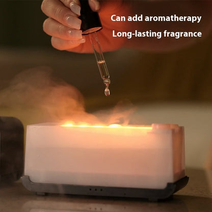 Timing Simulation Aroma Diffuser Usb Household Flame Humidifie