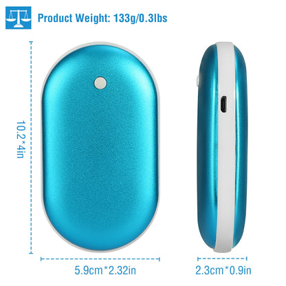 1Pc Portable Hand Warmer 5000mAh Power Bank Rechargeable