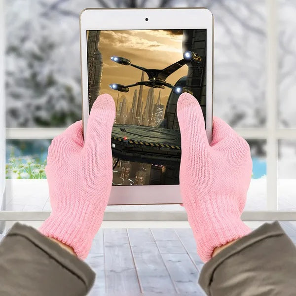Unisex Winter Knit Gloves Touchscreen Outdoor Windproof