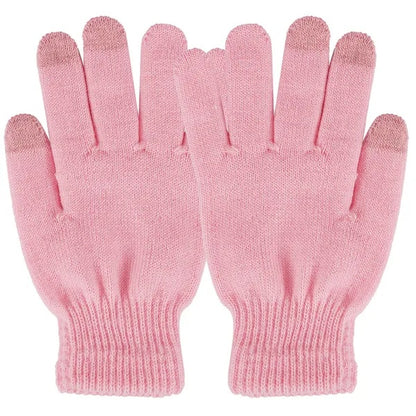 Unisex Winter Knit Gloves Touchscreen Outdoor Windproof